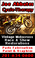 Joe Abbates Cycle Therapy - Vintage Motocross Race & Show Restorations